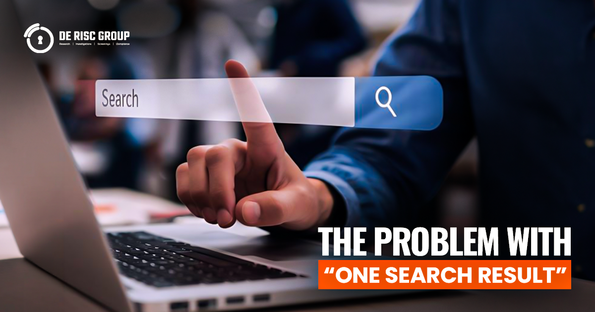 The Problem With “One Search Result”: Why Background Screening Requires Context